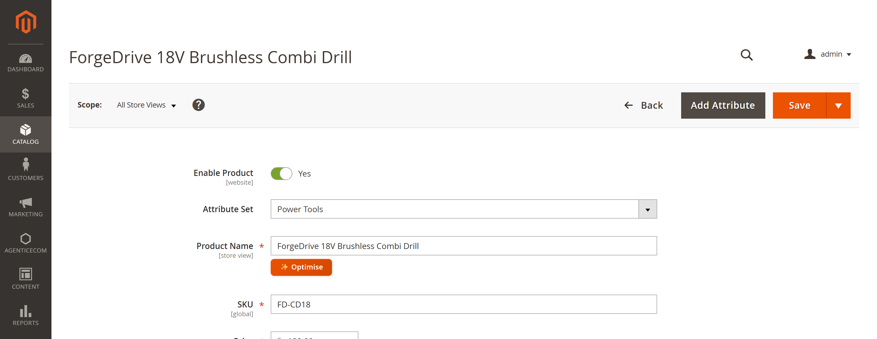 ✨ Optimise button on the product name field