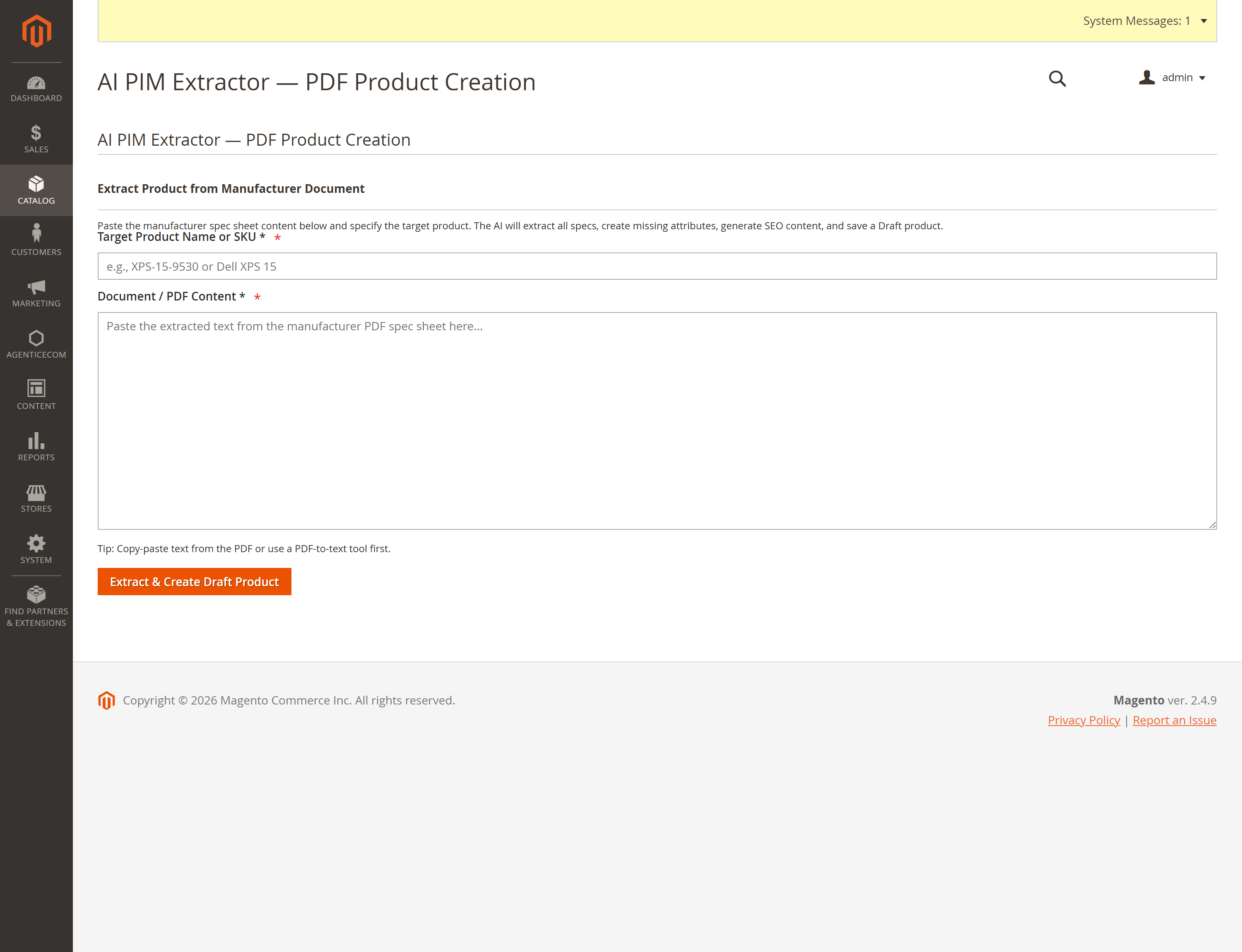 AI PIM Extractor
